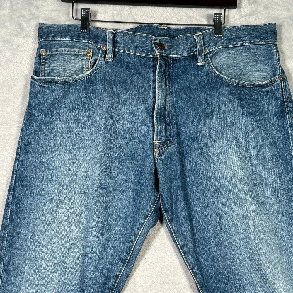 Ralph Lauren Jeans Mens 36x30 (Actual 38x31) Blue Slim‎ Straight 018